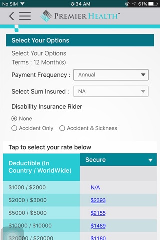 Premier Health Insurance screenshot 4