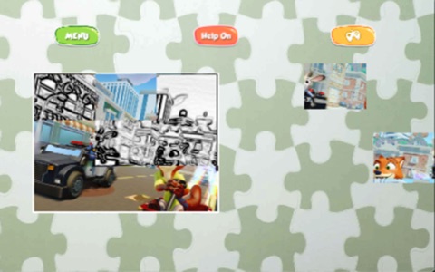 Judy Hopps and Nick Cartoon Puzzle Kids Game screenshot 2
