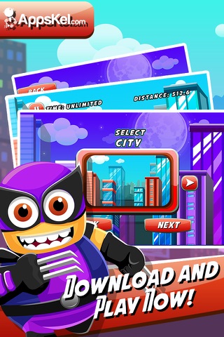 Super Hero Nick's Swing Escape Story – The Rope Rush Games for Pro screenshot 4