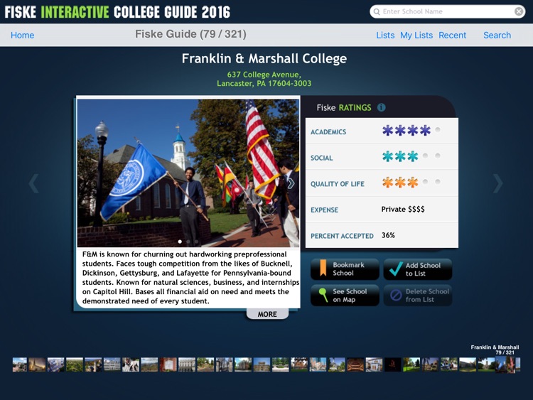 Fiske Interactive College Guide 2016 screenshot-3