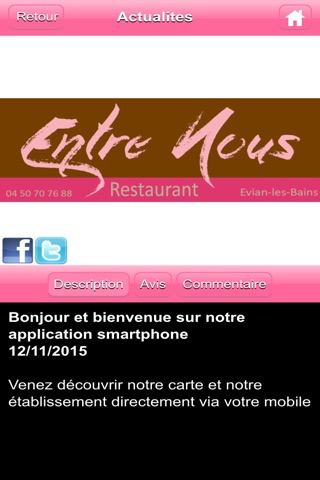 Restaurant Entre Nous screenshot 3