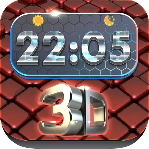 iClock – 3D : Alarm Clock Wallpapers , Frames and Quotes Maker For Pro icon