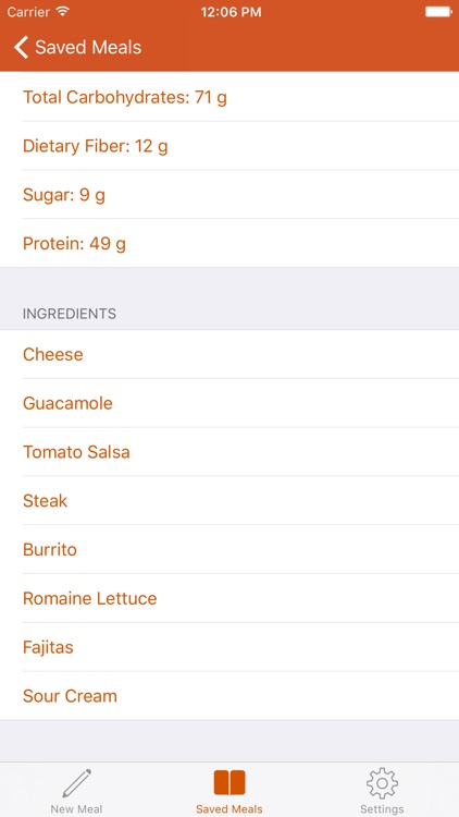 CCalculator - Nutrition Calculator for Chipotle screenshot-4