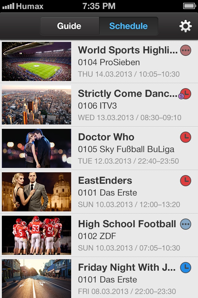HUMAX TV Guide screenshot 3