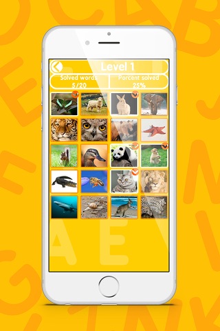 Five Monkeys Pic Word Quiz: Animal Kingdom screenshot 4