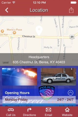 Berea Kentucky Police Department screenshot 3