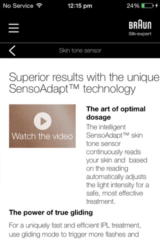 APPLICATION BRAUN SILK-EXPERT IPL screenshot 3