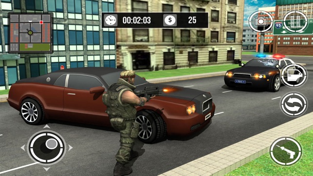 Urban City Car Gang Crime Wars 3D(圖2)-速報App