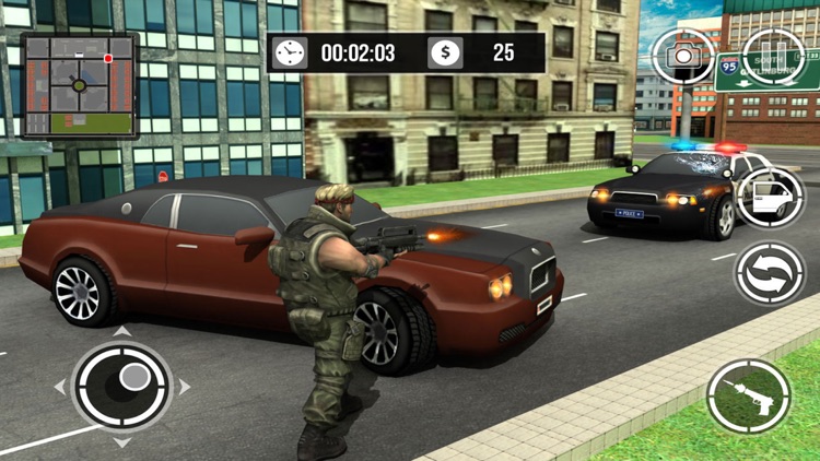 Urban City Car Gang Crime Wars 3D