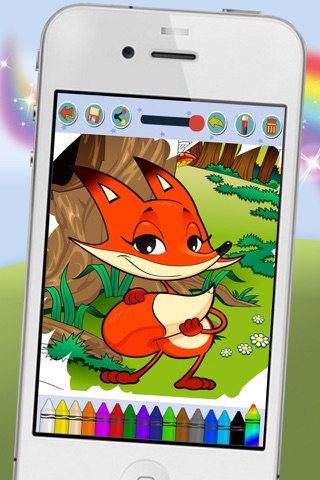 Paint animal coloring book for kids - Premium screenshot 2