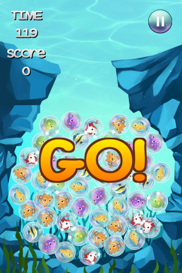 Bubble Fish Mania - Underwater Puzzle Match Blast FREE screenshot 3