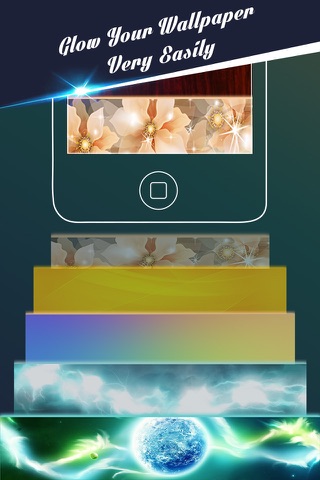 Glow Wallpapers & Backgrounds Maker - Make Custom Home Screen Wallpaper with Icons, Shelves & Docks screenshot 4