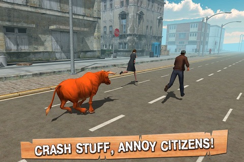City Rampage Bull Simulator 3D Full screenshot 2
