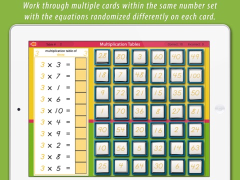 Multiplication Tables LITE - A Montessori Approach to Math screenshot 3