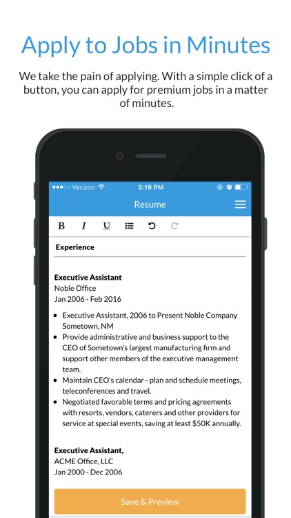 Upward.net Job Search - Find a Job. Move Upward. screenshot-3
