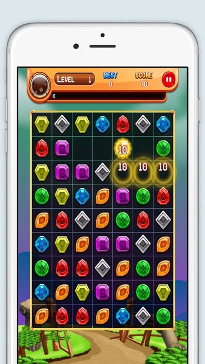 Crystal Match Item - Play  Easy Puzzle Additive Match 3 Game screenshot-3