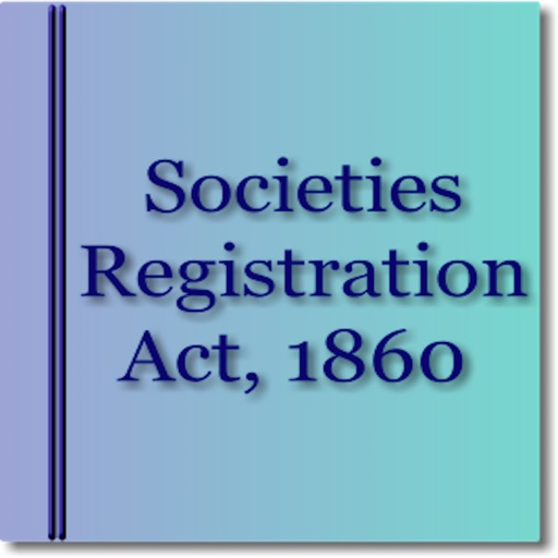 The Societies Registration Act 1860