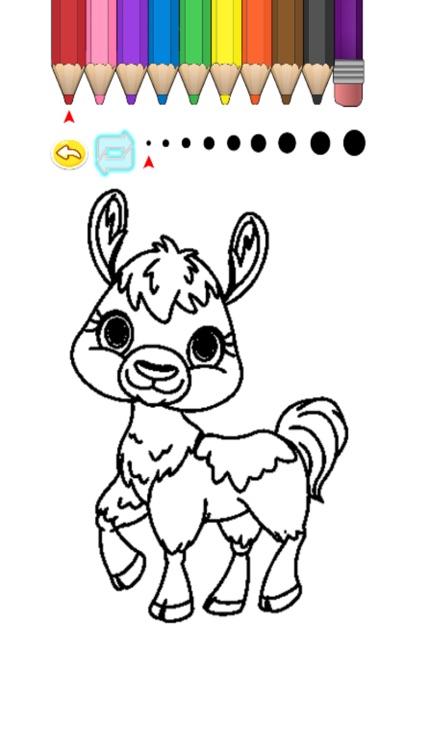 Kids Coloring Book - Cute Animals Kumamoto screenshot-4