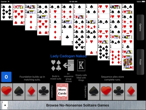 Lady Cadogan Solitaire screenshot 4