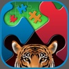 Tiger Jigsaw Game – Combine Piece.s To Complete Best Wild Animal Puzzle Picture