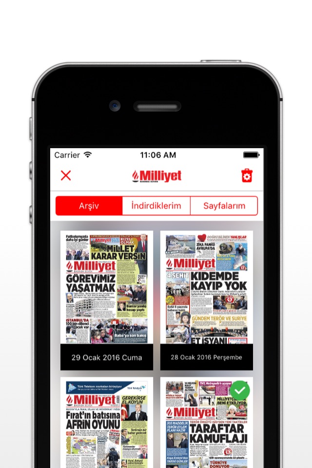 Milliyet E-Gazete screenshot 2