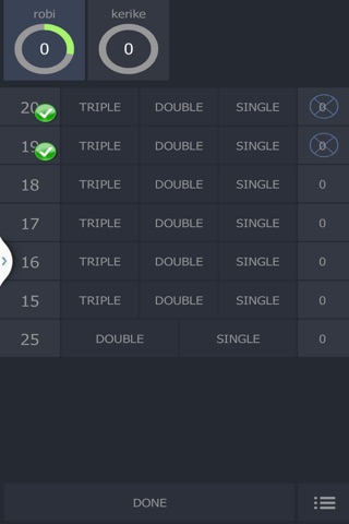 Darts Scoreboard Pro Znappy screenshot 4
