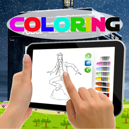 Coloring Game Doctor Who Edition iOS App