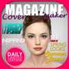 Magazine Model Cover Maker -  Add text & Design Fake Front Page with Mag Photo Editor