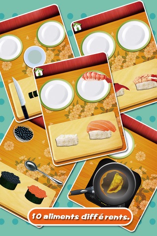 sushi maker Preschool kids games free screenshot 2