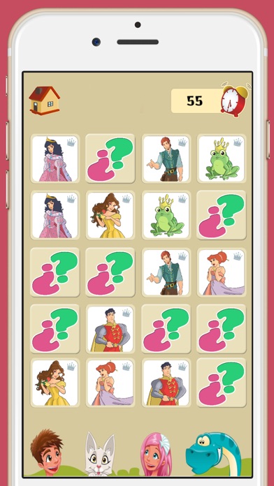 How to cancel & delete Memory game princesses: learning game of brian training for girls and boys from iphone & ipad 3