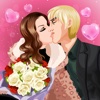 Valentine Kissing –  Kissing Game for  girls in love at Valentine day