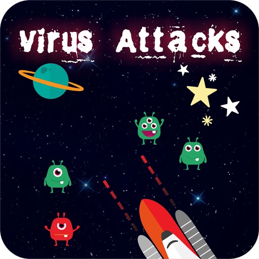 Virus Attacks - Shooting alien for Kids Icon
