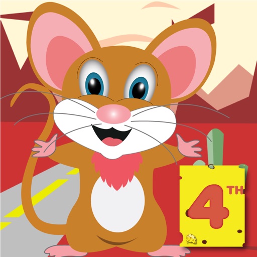 4th Grade Math Gonzales Mouse Brain Fun Flash Cards Games iOS App