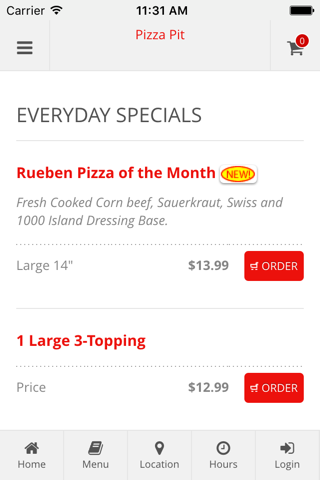 Oregon Pizza Pit Online Ordering screenshot 3