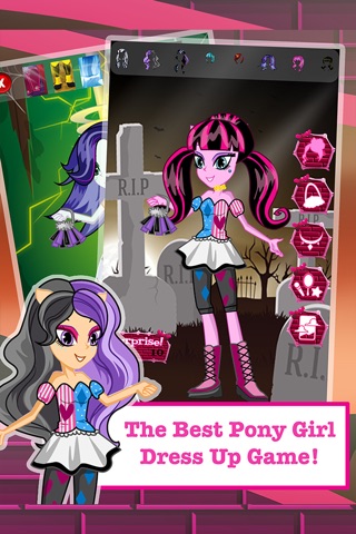 Little Princess Pony Dress-Up - My Equestria Friendship Girls Make-Up Games screenshot 4