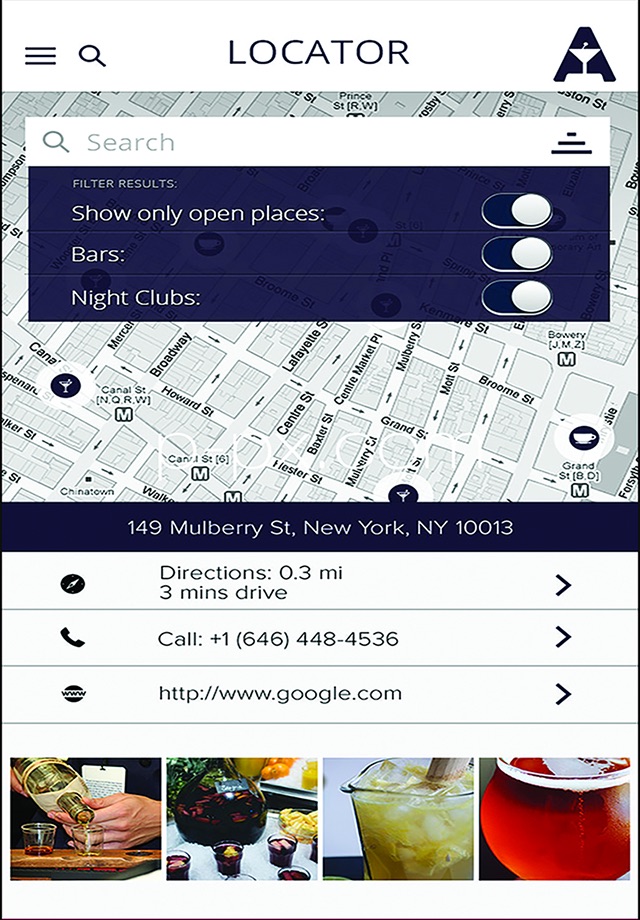 Alchomy - Cocktail Recipes & Bar Locator screenshot 3