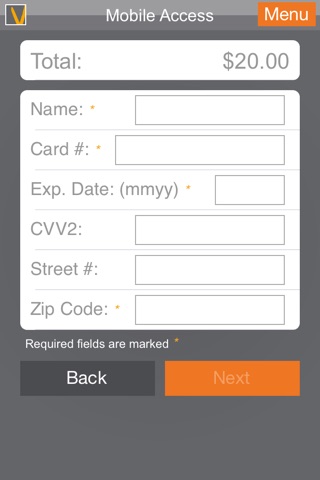 Vanco Payments Mobile Access screenshot 3