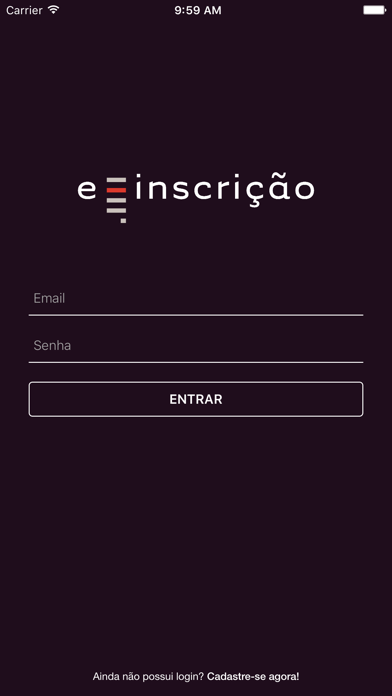 How to cancel & delete e-inscrição from iphone & ipad 1