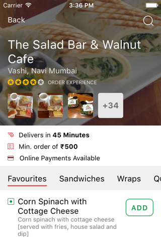 The Salad Bar & Walnut Cafe screenshot 2