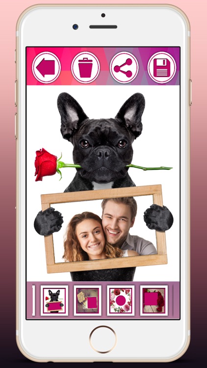 Love frames for pictures - Create postcards with romantic love pictures