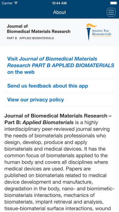 How to cancel & delete Journal of Biomedical Materials Research PART B APPLIED BIOMATERIALS from iphone & ipad 2
