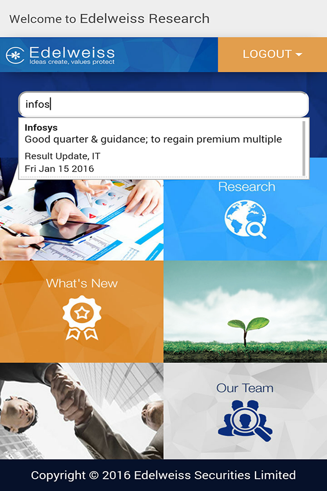 ERA Edelweiss Research App