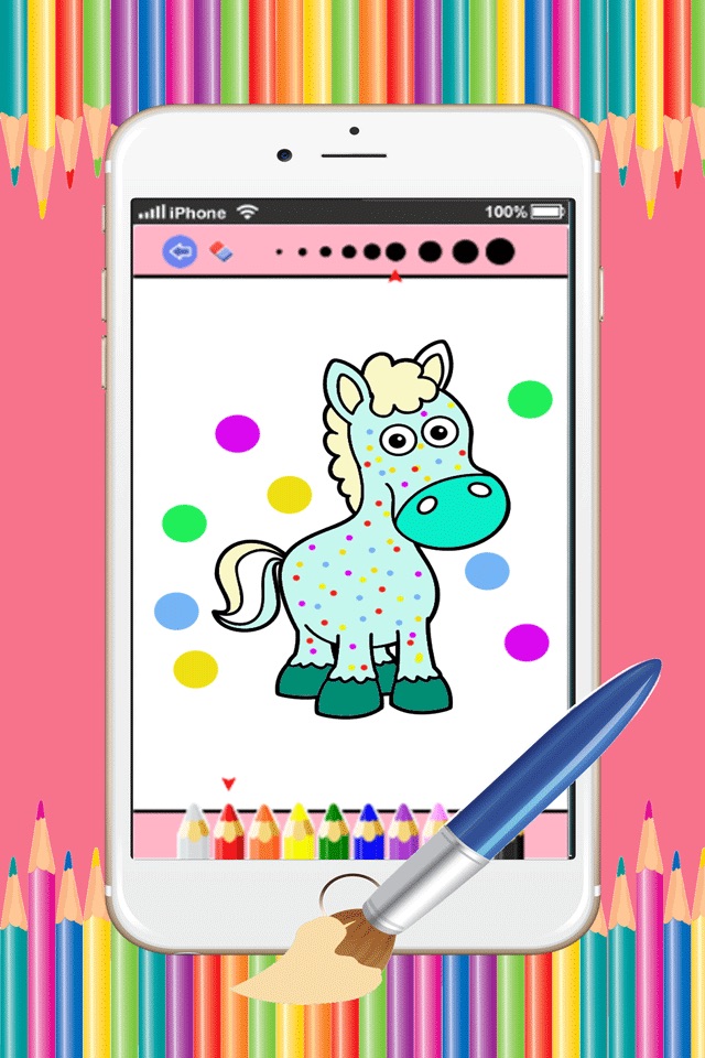 Dog art pad : Learn to paint and draw animal coloring pages printable for kids free screenshot 3