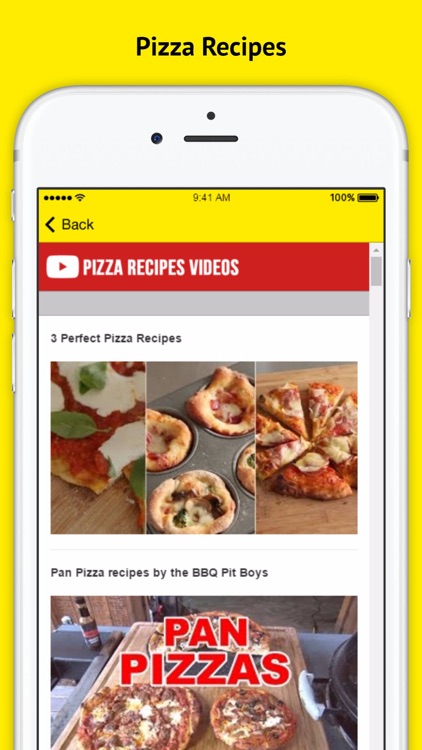 Pizza Recipe - Open your cooking app and learn how to make a pizza