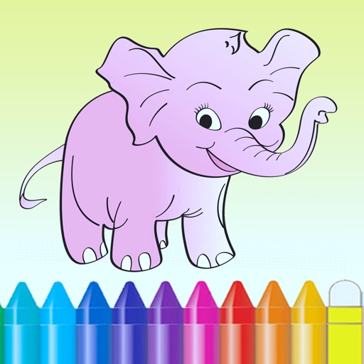 Animal Coloring Book - Drawing for kids and kindergarten Icon