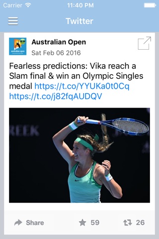 Tennis News & Results Pro screenshot 4