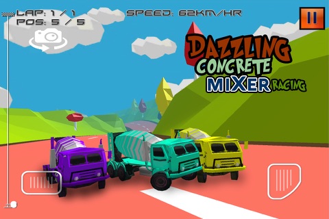 Dazzling Concrete Mixer Racing screenshot 4