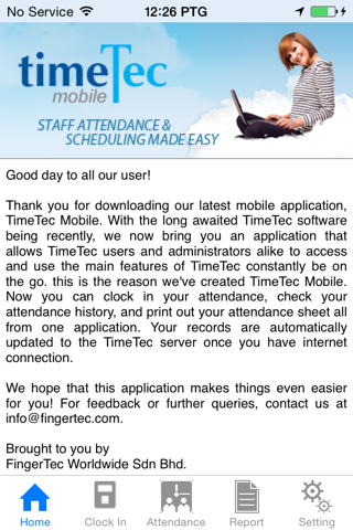 TimeTec Web screenshot 2