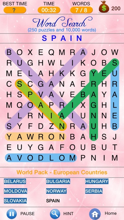 Word Search - Find Little Crosswords, Spider & Freecell Solitaire, Brain Challenged Puzzles screenshot-3