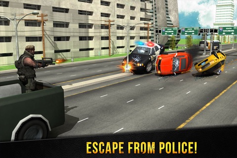 Urban City Car Gang Crime Wars 3D screenshot 3